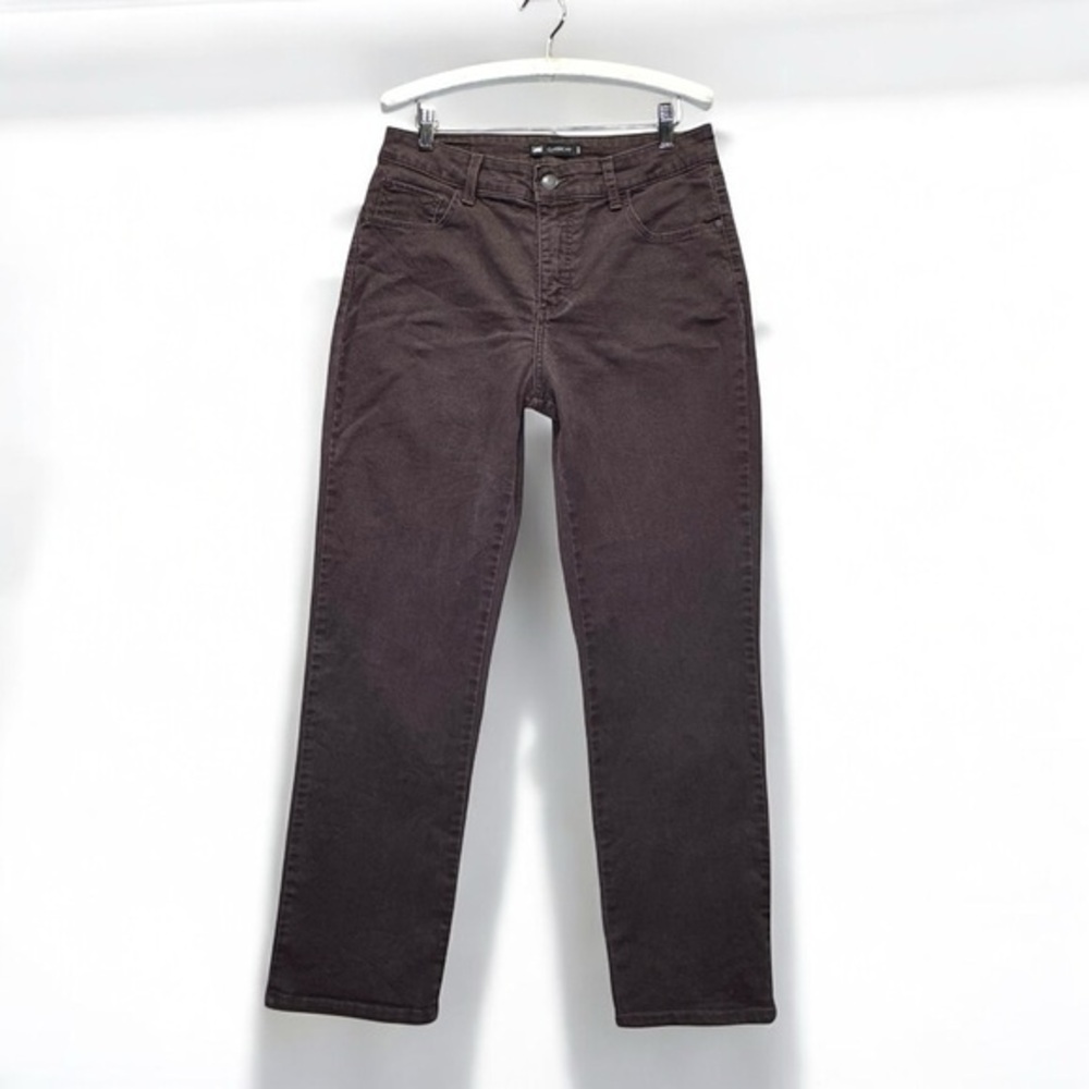 Lee Women’s Classic Fit Straight Leg Brown Jeans Size 10 Long